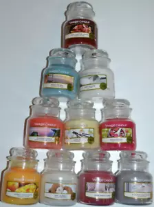 Yankee Candle Small Jar 104g Konvolut 10 Stück Sonderpreis - Picture 1 of 3