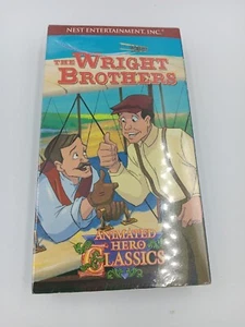 Nest Entertainment The Wright Brothers Animated Hero Classics VHS - Picture 1 of 1