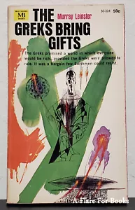 The Greks Bring Gifts by Murray Leinster - 1st Pb Edn - Foto 1 di 3