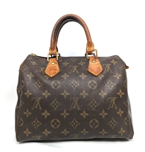 LOUIS VUITTON Speedy 25 Hand bag Monogram Canvas M41109 Boston Bag Authentic - Picture 1 of 17