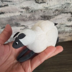 Piccolo giocattolo tascabile 4" peluche agnello peluche pecore fattoria animale - Foto 1 di 4