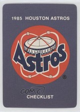 1985 Mother's Cookies Houston Astros Stadium Giveaway Checklist #28