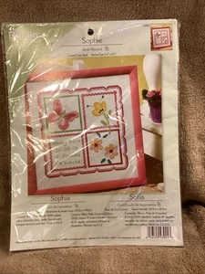 Vintage Plaid Bucilla Sophie Birth Record 43901 Kreuzstich Set NEU! - Bild 1 von 3