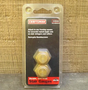 Vintage Craftsman Solid Brass Stair Gauges - Picture 1 of 7