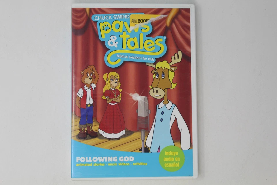 Paws & Tales Following God DVD Chuck Swindoll Kids Animation Foto 1 de 1