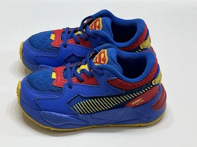 Tenis PUMA RS-Z Superman niño pequeño 7C– DC Comics superhéroes azules  Foto 1 de 4