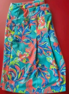 ZELOS Mujer/Jr.Pantalón corto floral verde - talla M - Imagen 1 de 5