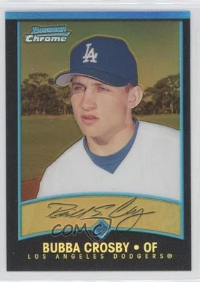 2001 Bowman Chrome Gold Refractor /99 Bubba Crosby #255 - Image 1 of 2
