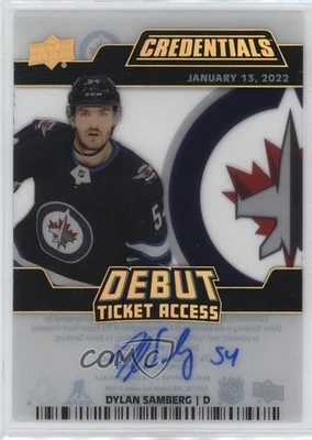 2024-25 Credentials 2024-25 Upper Deck Update /99 Dylan Samberg #DTA-DS Auto - Image 1 of 2