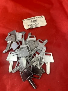 New 22 SouthernS Line S-AM3 845-0064 Blank Keys Made in USA - Picture 1 of 3