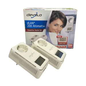 Devolo dlan 200 AVsmart+ MT:2318 Powerline Powerlan dlan Adapter 2stk OVP✅ - Bild 1 von 4