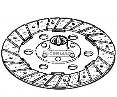Disco frizione rigido per motocoltivatore 315 BERTOLINI 15020