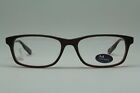 1 Unit New America USA Made Crystal / Brown Eyeglasses Frames 53-17-145 #083