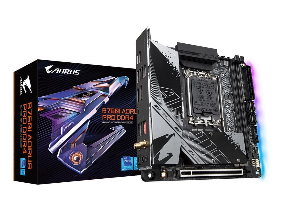 GIGABYTE B760I AORUS PRO DDR4 LGA 1700 Mini-ITX Intel Motherboard