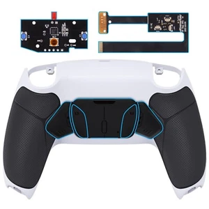 eXtremeRate Rubberized Grip Programable RISE4 Remap Kit for PS5 Control Black Wh - Picture 1 of 7