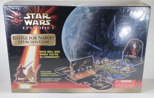 Hasbro Star Wars Episode 1 TPM Battle for Naboo 3-D Action Game MISB - Picture 1 of 2