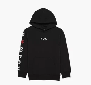 Fox Racing Youth Race Spec Pullover Hoodie Sweatshirt Black 32882-001 - Picture 1 of 2