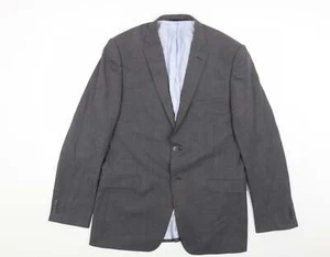 French Connection Mens Grey Wool Blend Blazer Size 38 - Picture 1 of 12