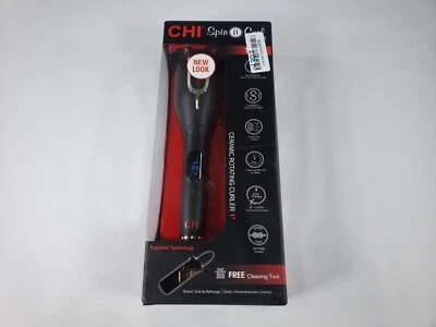 CHI Spin N Curl Curling Iron For Healthy & Shiny Preset Temp Settings Onyx Black - Image 1 of 4