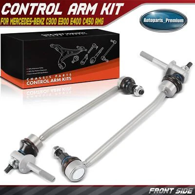 2x Eslabones de barra estabilizadora delantera derecha y derecha para Mercedes-Benz C300 E300 E400 C450 AMG CLS450 Foto 1 de 4