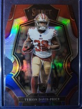 2022 Panini Select - Premier Level Red and Blue Prizm Die-Cut #187 Tyrion...