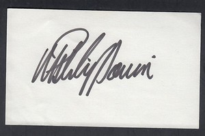 Mark Philippoussis Autographed 3x5 Index Card Great for Framing Tennis Champion