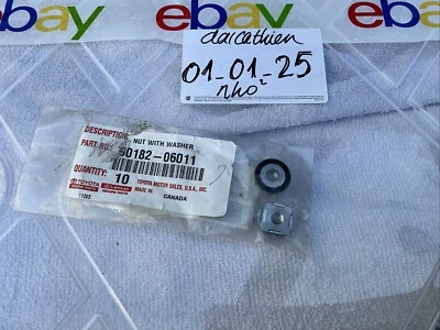 02 шт. 2018-2024 Toyota Camry C-HR фиксаторная гайка спойлера 90182-06011 от оригинального производителя - Изображение 1 из 4