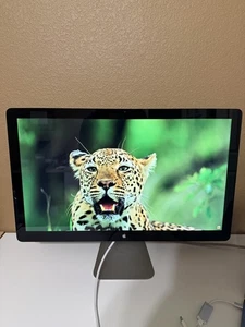 Apple Cinema 27" Display Widescreen LED Monitor A1316 QHD IPS Webcam, Speakers - Picture 1 of 5