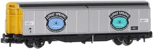 373-604A Graham Farish N Gauge VGA Van 'Lovat Spring' Grey & Yellow (Pre-Owned) - Picture 1 of 1