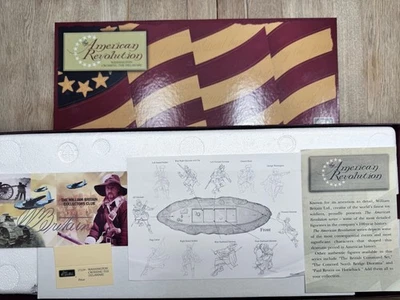 Grã-Bretanha: 3 conjuntos na caixa 17229/282/284- Washington Crossing Delaware. Estado perfeito - Imagem 1 de 4