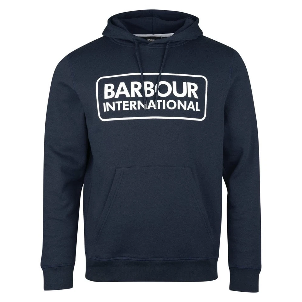 Sudadera con capucha Barbour International Pop Over azul marino Foto 1 de 1