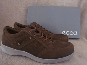 ECCO 50135402034 Hayes Encaje Camello Cuero Encaje Zapatos EE. UU. 11 - 11.5 M EUR 45 NUEVOS CON CAJA - Imagen 1 de 6