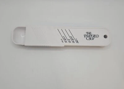Pampered Chef Adjust-A-Spoon Measuring Spoon White - Image 1 of 4