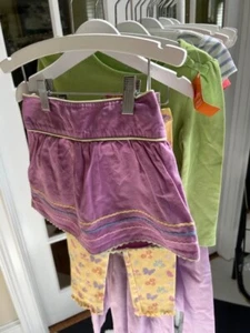 Girls Gymboree, Talbots Kids Butterfly Heart Lime Yellow Orange Size 3 Lot - Picture 1 of 24