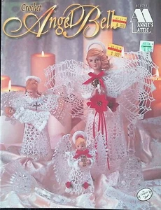Folleto con patrón de campanas de ángel de crochet de ático de Annie - Imagen 1 de 2