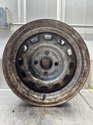 1971-1980 GM 13x6 Steel Wheel Rim 4 lug Original — 第 1/4 张图片