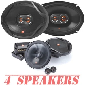 JBL GX Series 6x9" 300W 3-Way Coaxial | 6.5" 210W 2-Way Component Speakers set - Picture 1 of 6