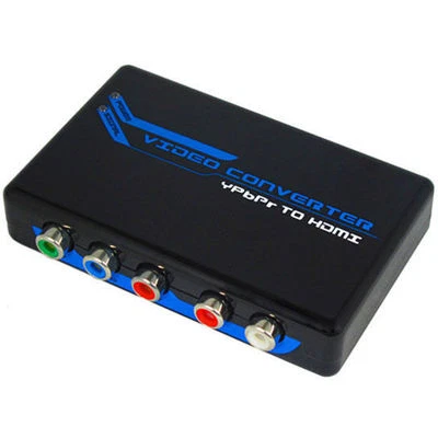 Component Video & L/R RCA Stereo Audio to HDMI Converter Adapter - DVD PS3 Xbox - Image 1 of 4