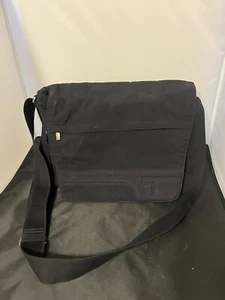 Tumi Computer Messenger Sando 6172D Black Laptop Bag Logo - Photo 1/8
