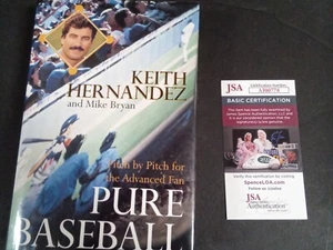 Keith Hernandez Signed "Pure Baseball" Hard Cover Book JSA -1 # - Picture 1 of 3