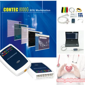 CONTEC8000G 12-lead Resting ECG/EKG Workstation System PC Software ELECTORDES - Bild 1 von 6