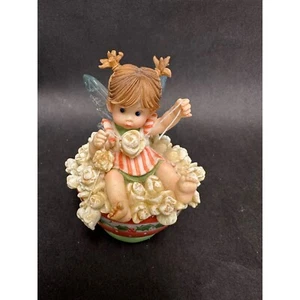 Estatuilla de hadas Enesco My Little Kitchen Fairies STRINGING POPCORN de GG Santiago - Imagen 1 de 6