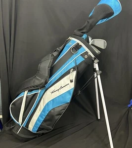Tommy Armour Junior Kids Golf Bag And 4 Clubs - Picture 1 of 7