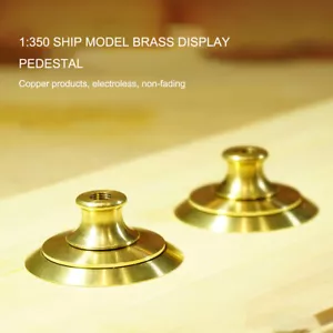 1: 200/350 Model Ship Display Pedestals 73*28mm - Brass - Picture 1 of 10