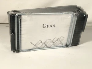 NEW IKEA GAXA CD Media Storage Expandable Rack Shelf Black Display 34"× 24" Rare - Picture 1 of 10