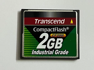 TS2GCF200I Transcend 2GB CompactFlash Card CF CF200i Industrial Grade 200x 200i - Picture 1 of 6