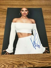 Pia Toscano Autographed 11x14 Photo American Idol LA Kings Singer PROOF
