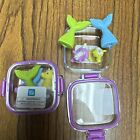 Lot Of 2 Cases Girls Fantasy Pencil Erasers, By Pen Gear 8 Total Erasers