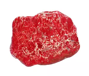 112 Ct natürliche Arizona Spinnennetz rot türkis Platte zertifiziert grober Edelstein - Bild 1 von 6