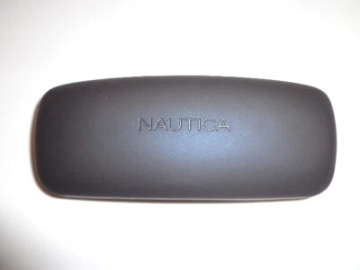 Nuevo estuche rígido para gafas de sol Nautica azul marino con cubierta Foto 1 de 3